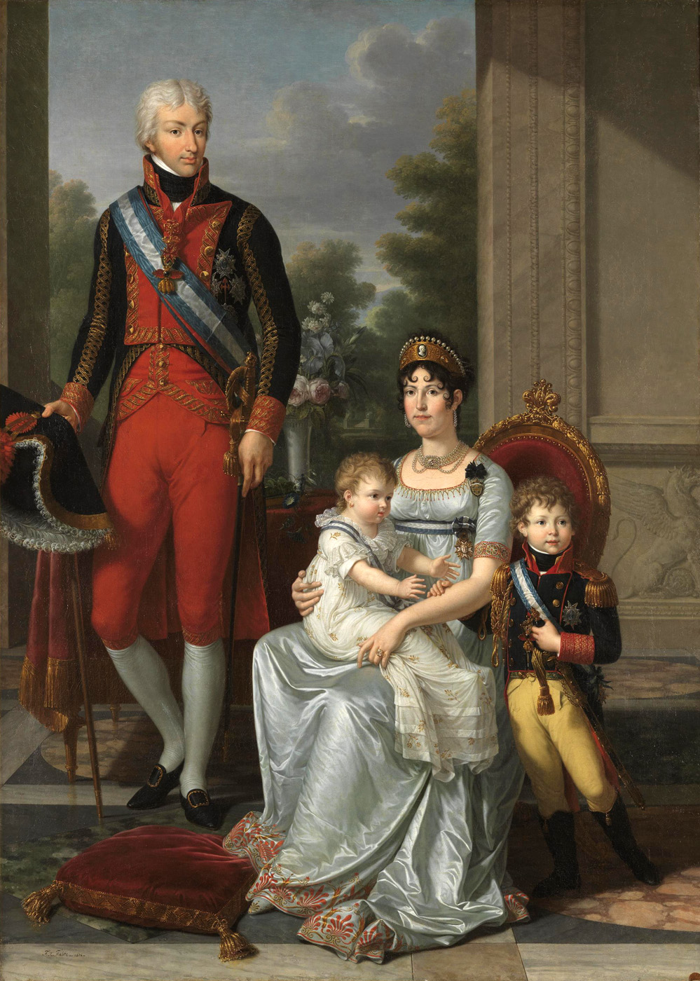 family of louis of etruria'